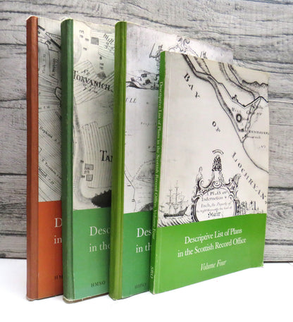 Descriptive List of Plans In The Scottish Records Office Volume One - Four book front cover