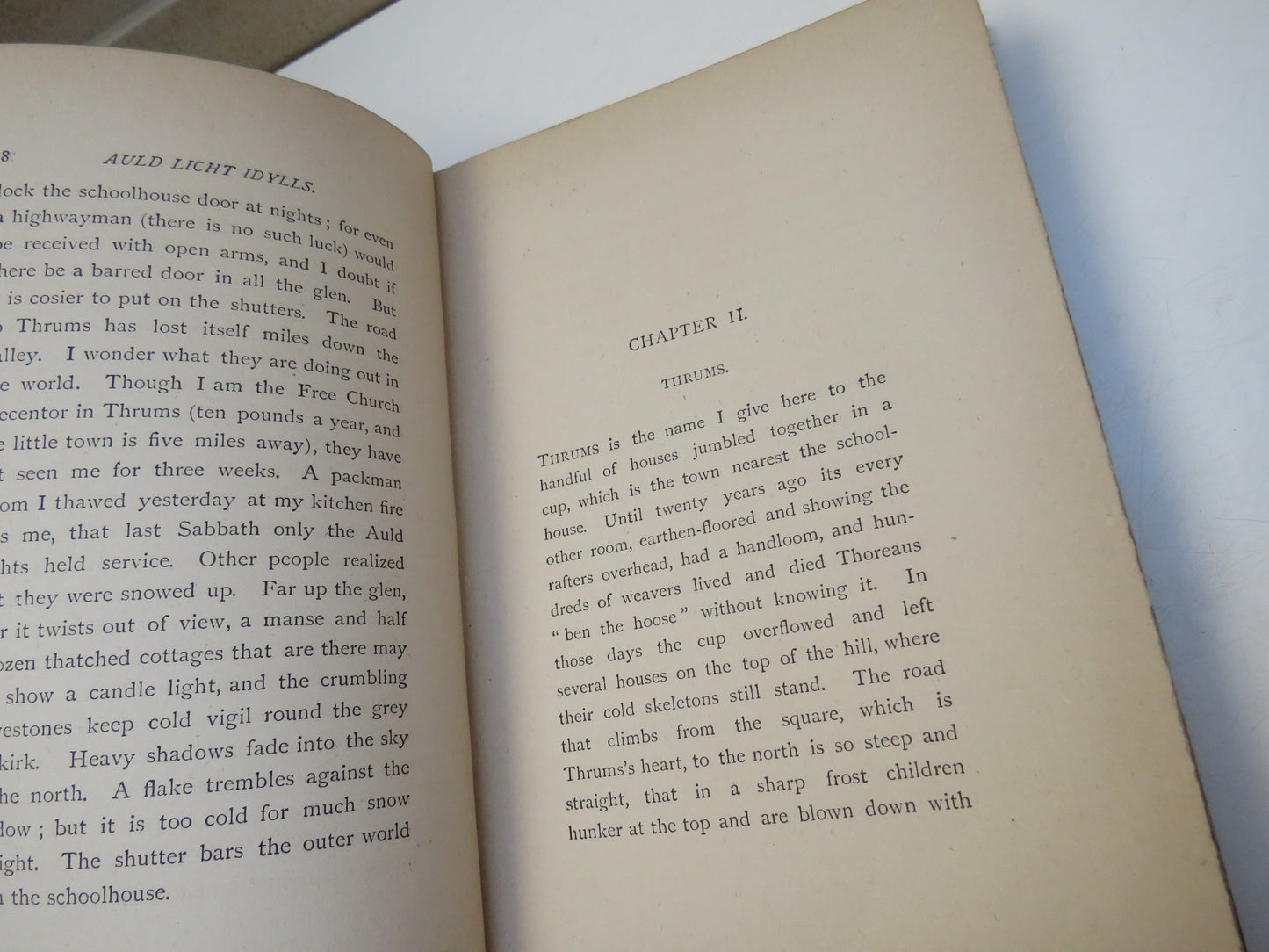 Auld Licht Idylls by J. M. Barrie, 1889