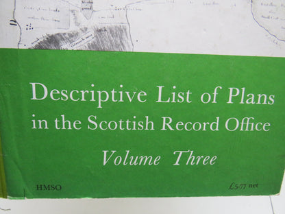 Descriptive List of Plans In The Scottish Records Office Volume One - Four book image 3
