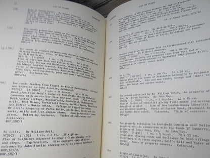 Descriptive List of Plans In The Scottish Records Office Volume One - Four book image 9