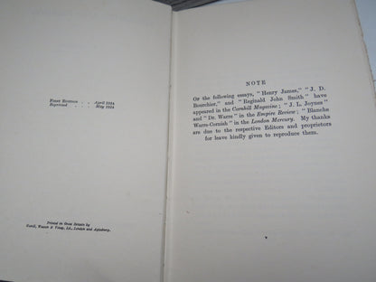 Memories and Friends by A. C. Benson 1924 book image 4