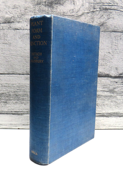 Plant Form & Function by F. E. Fritsch 1955 book front cover