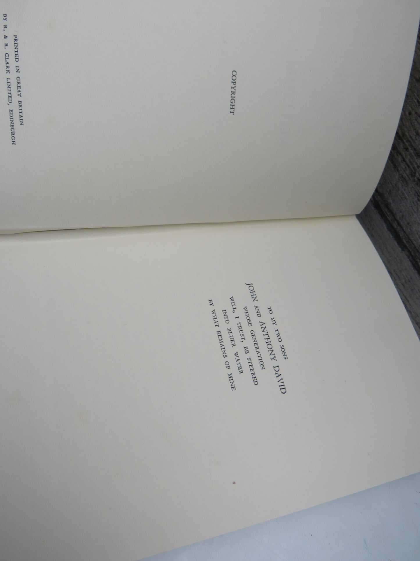 The Faith of an Englishman by Sir Edward Grigg 1936