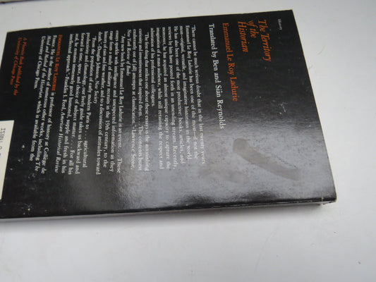 The Territory of the Historian by E. LeRoy Ladurie 1979