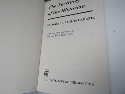 The Territory of the Historian by E. LeRoy Ladurie 1979 book image 3