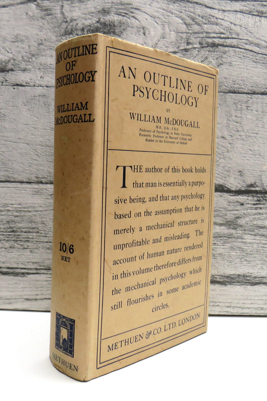 An Outline of Psychology By William McDougall 1933