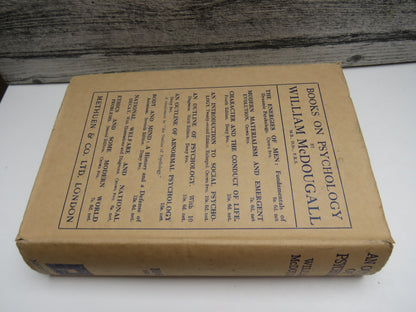 An Outline of Psychology By William McDougall 1933