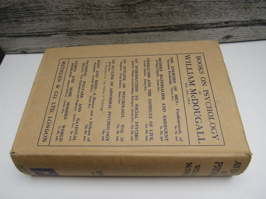 An Outline of Psychology By William McDougall 1933
