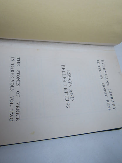 The Stones of Venice By John Ruskin Volume I, II, III book image 6