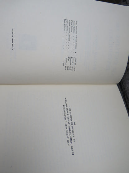 An Outline of Psychology By William McDougall 1933