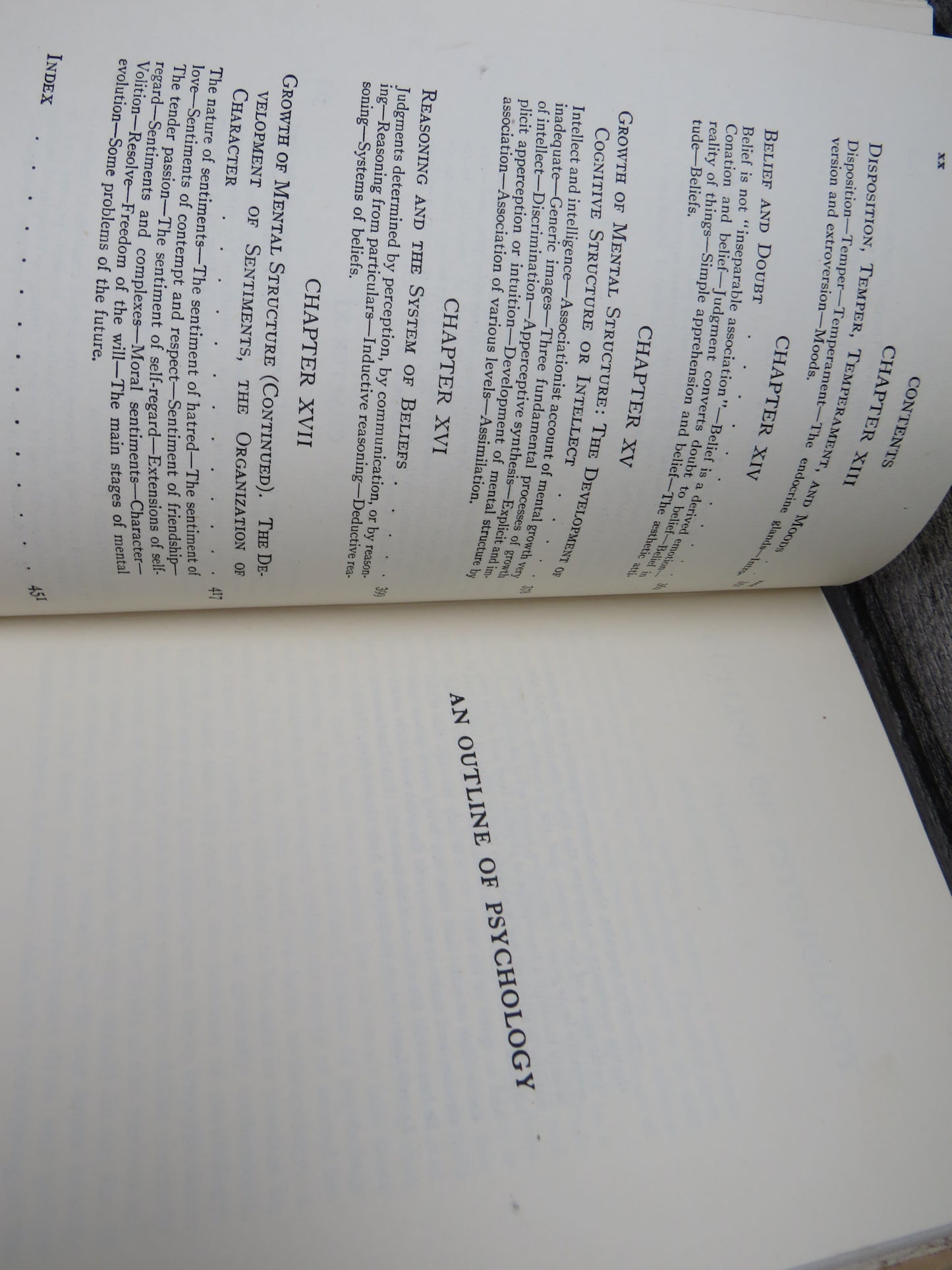 An Outline of Psychology By William McDougall 1933