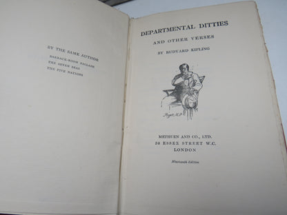 Departmental Ditties and Other Verses by Rudyard Kipling 1911 book image 4