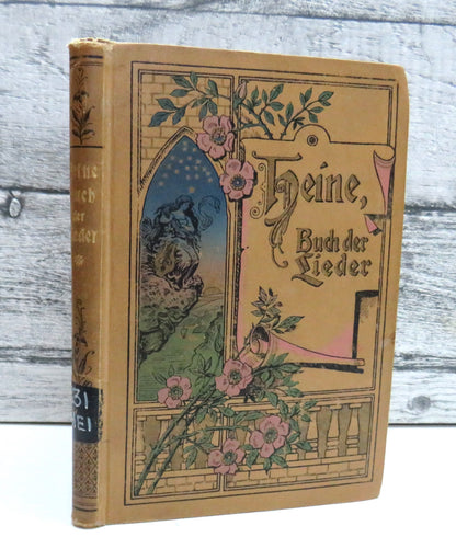 Das Buch Der Lieder Von Heinrich Heine Antique German Book book front cover