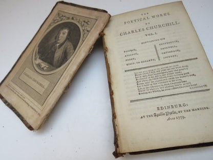 The Poetical Works of Charles Churchill Vol I & II 1779 book image 4