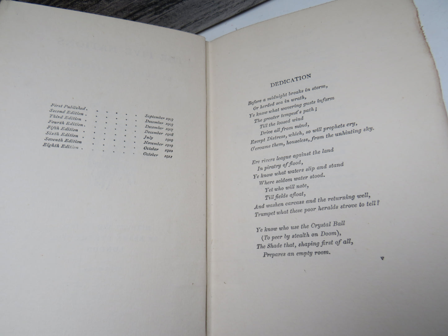 The Five Nations by Rudyard Kipling 1911