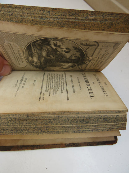 The Poetical Works of Charles Churchill Vol I & II 1779 book image 5