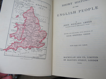 A Short History of the English People By John Richard Green 1929