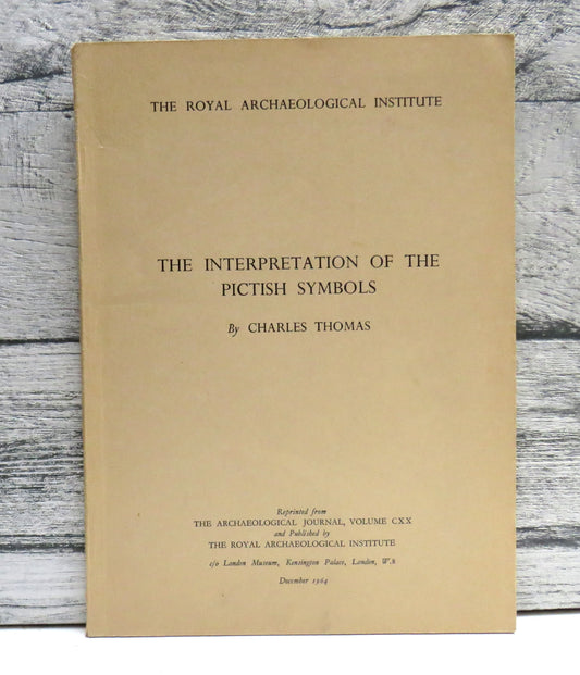 The Interpretation of the Pictish Symbols By Charles Thomas 1964