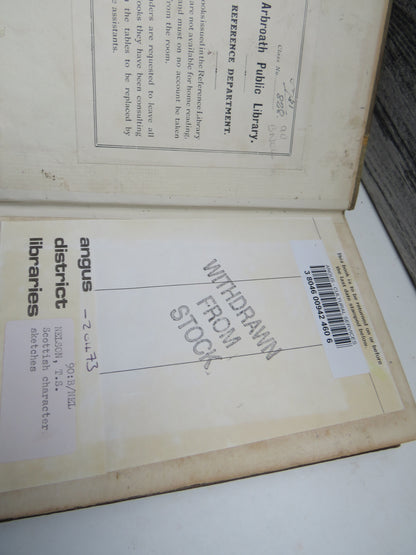 Scottish Characters Sketches and Clerical, Legal and Medical Reminiscences by Sine Metu 1912 book image 3