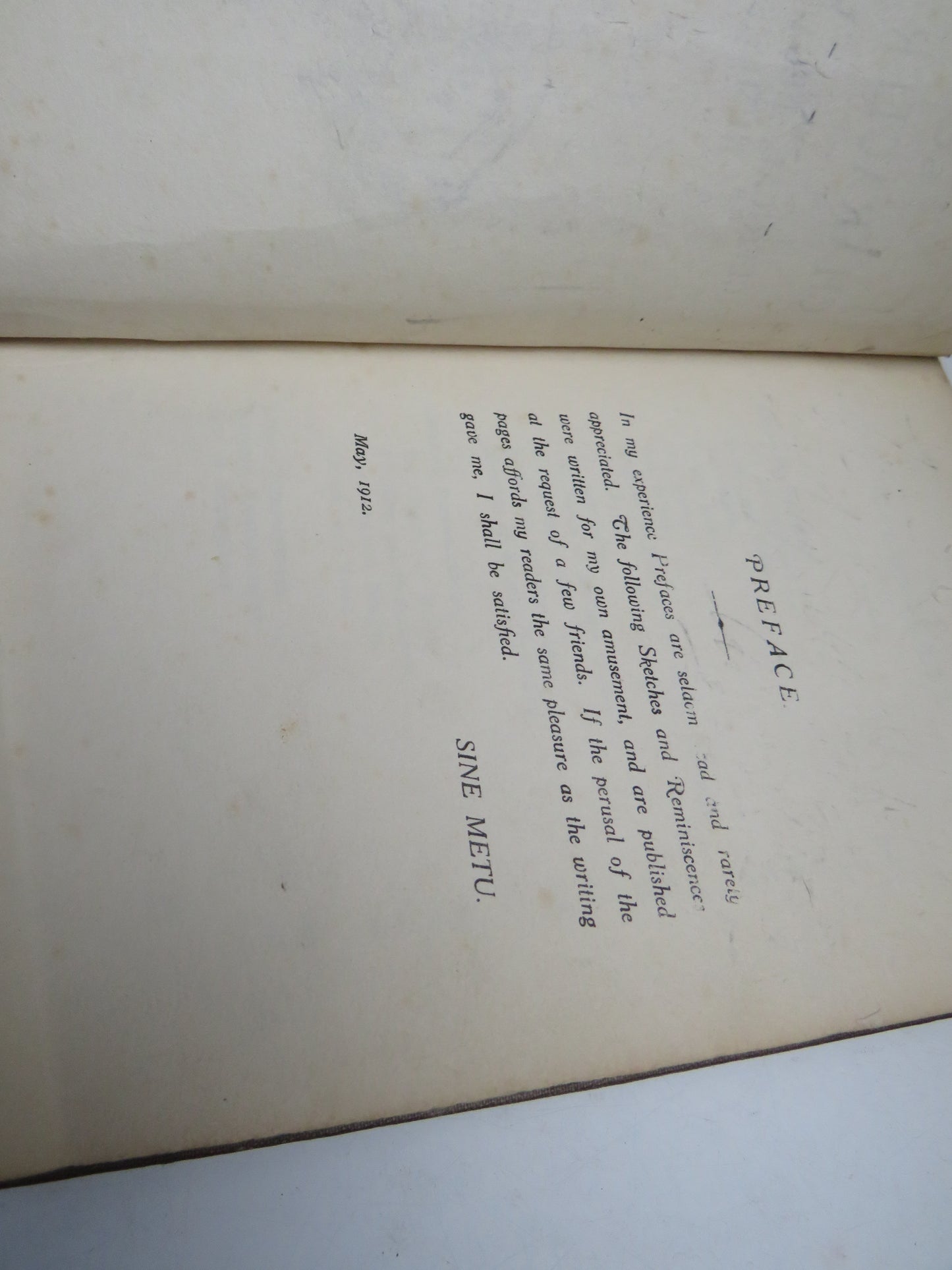 Scottish Characters Sketches and Clerical, Legal and Medical Reminiscences by Sine Metu 1912