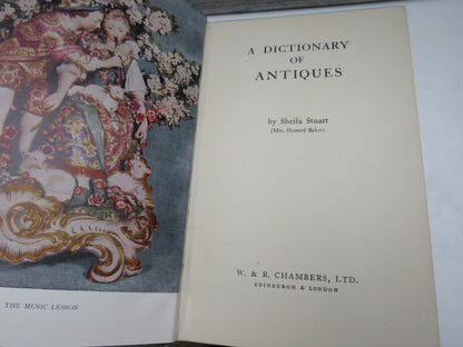 A Dictionary of Antiques By Sheila Stuart