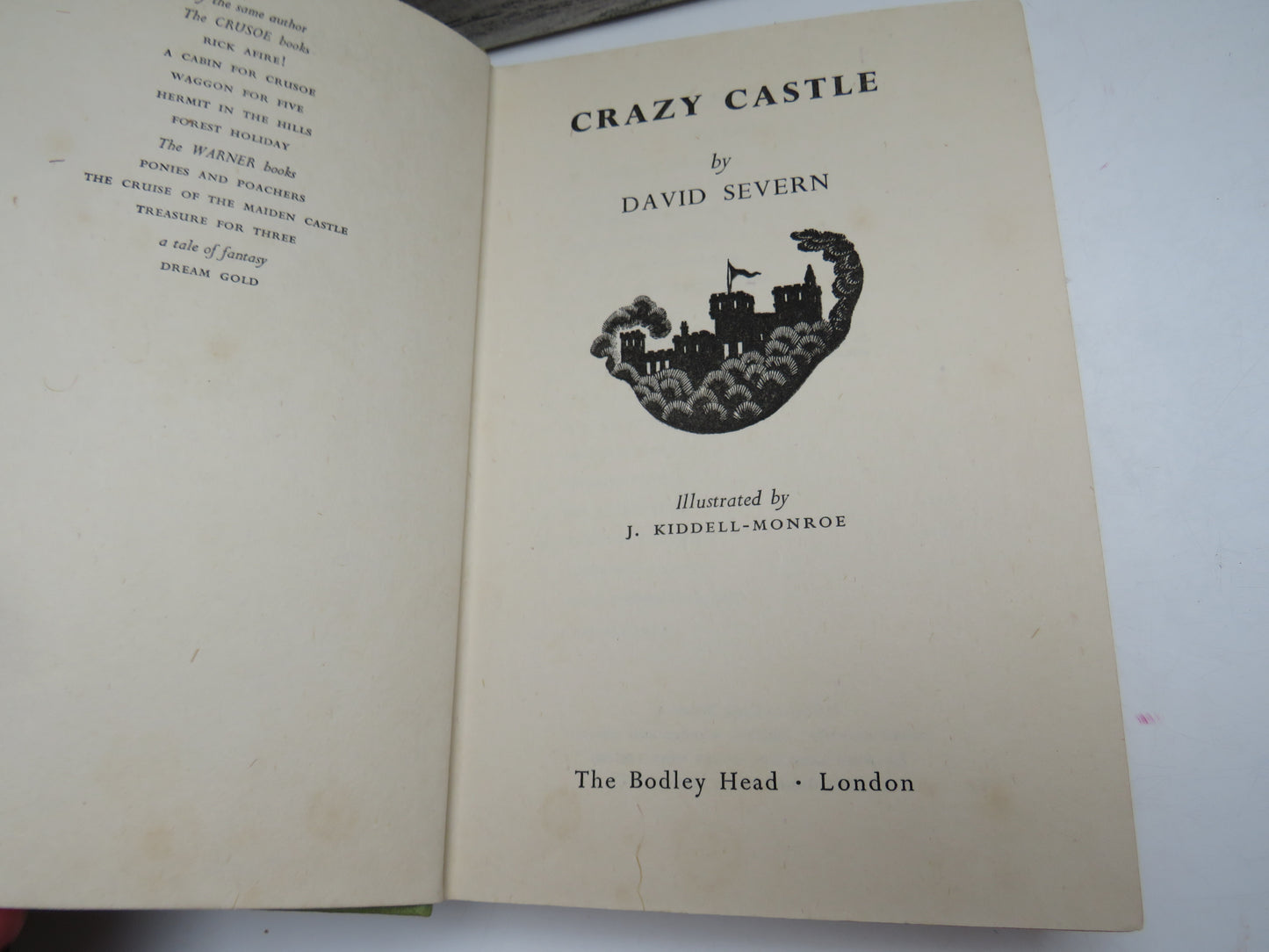 Crazy Castle By David Severn 1951 1st Edition