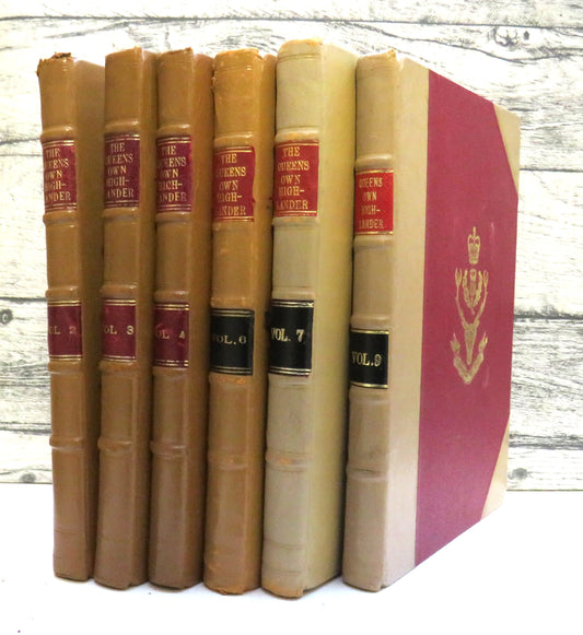 The Queen's Own Highlander The Regimental Magazine Volume 2 - 9 Partial Set Nicely Bound