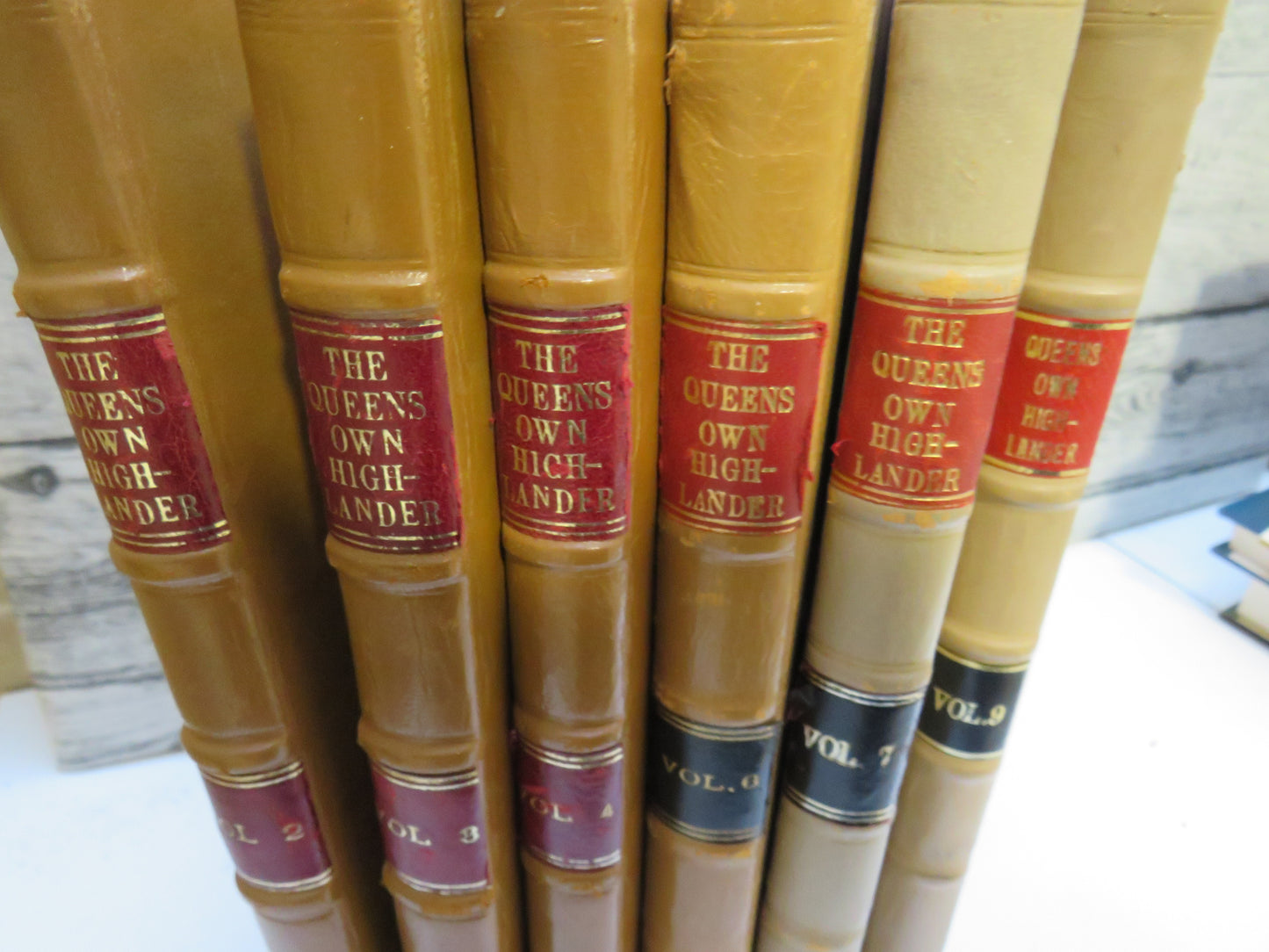 The Queen's Own Highlander The Regimental Magazine Volume 2 - 9 Partial Set Nicely Bound