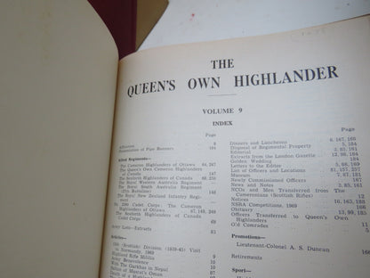 The Queen's Own Highlander The Regimental Magazine Volume 2 - 9 Partial Set Nicely Bound book image 4