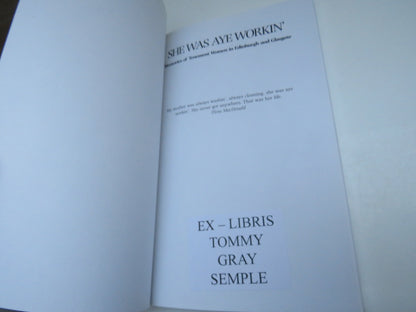 She Was Aye Workin', Memories of Tenement Women in Edinburgh and Glasgow by Helen Clark and Elizabet book image 3
