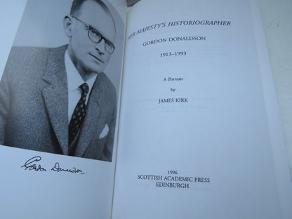 Her Majesty's Historiographer Gordon Donaldson 1913-1993 By James Kirk book image 4