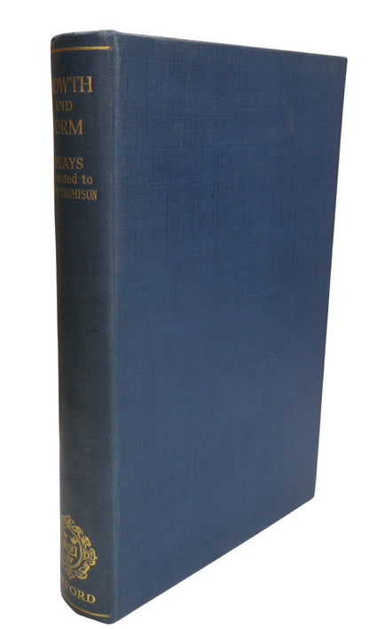 Essays on Growth and Form presented to D'arcy Wentworth Thompson, 1947 book front cover