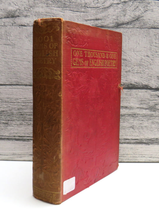 A Thousand and One Gems of English Poetry Selected and Arranged By Charles Mackay 1896