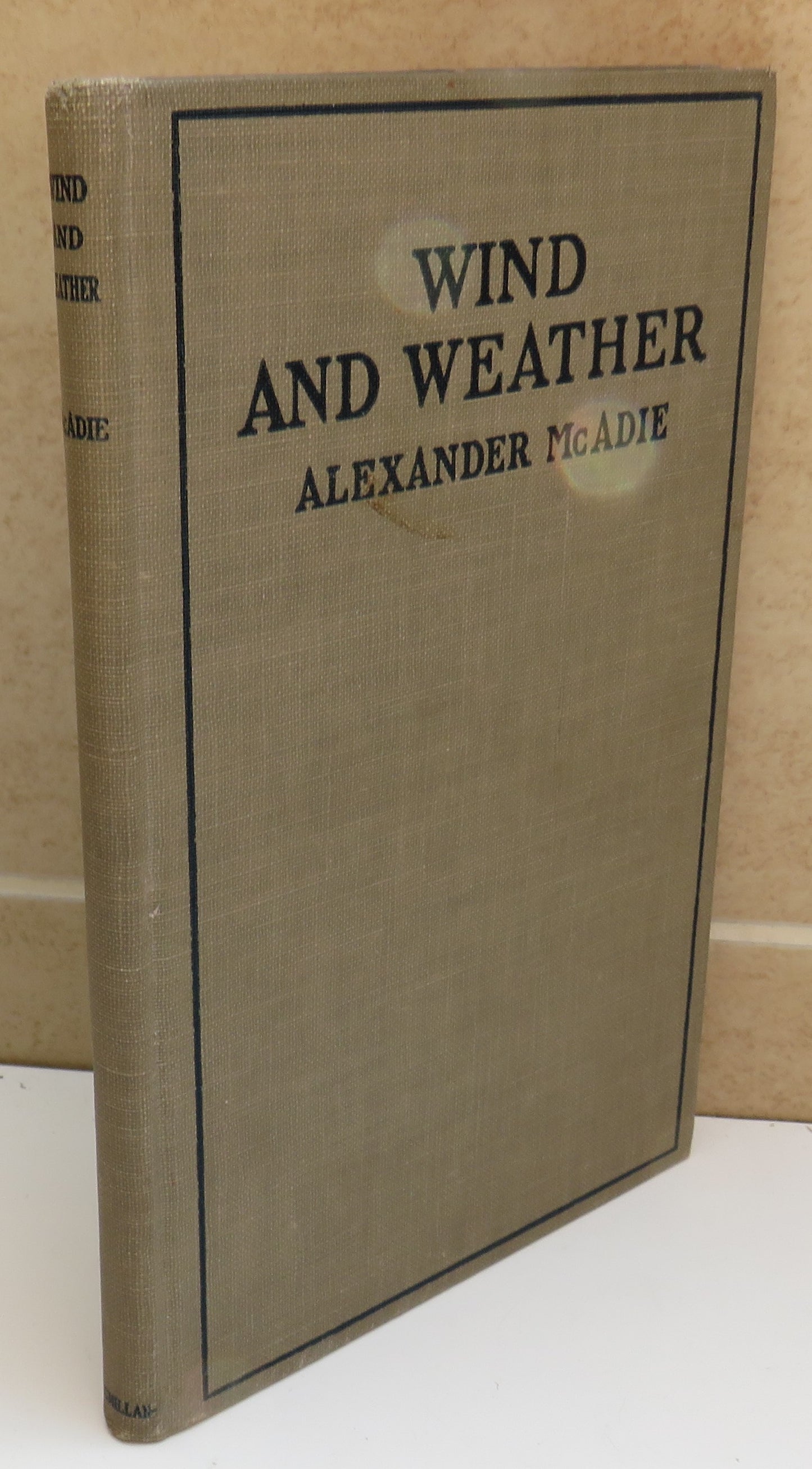 Wind and Weather By Alexander McAdie 1922