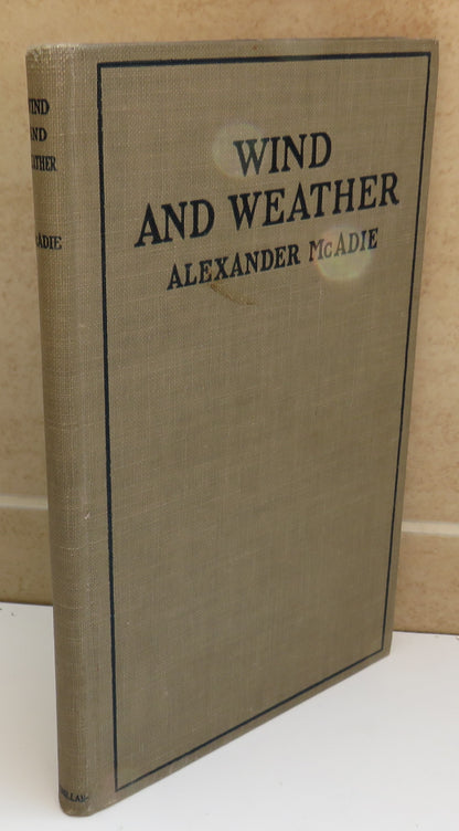Wind and Weather By Alexander McAdie 1922 book image 2