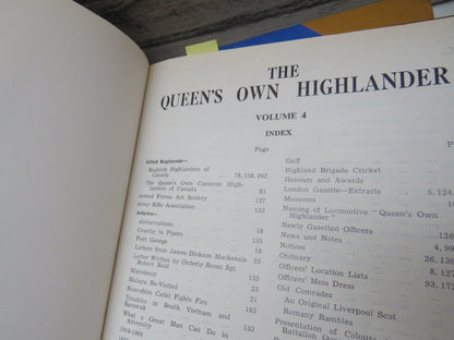 The Queen's Own Highlander The Regimental Magazine Volume 2 - 9 Partial Set Nicely Bound book image 8
