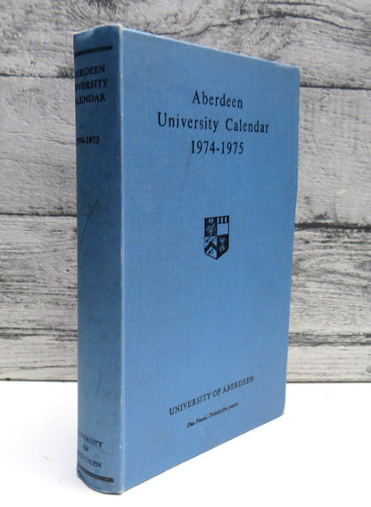 Aberdeen University Calendar 1974-1975 book front cover