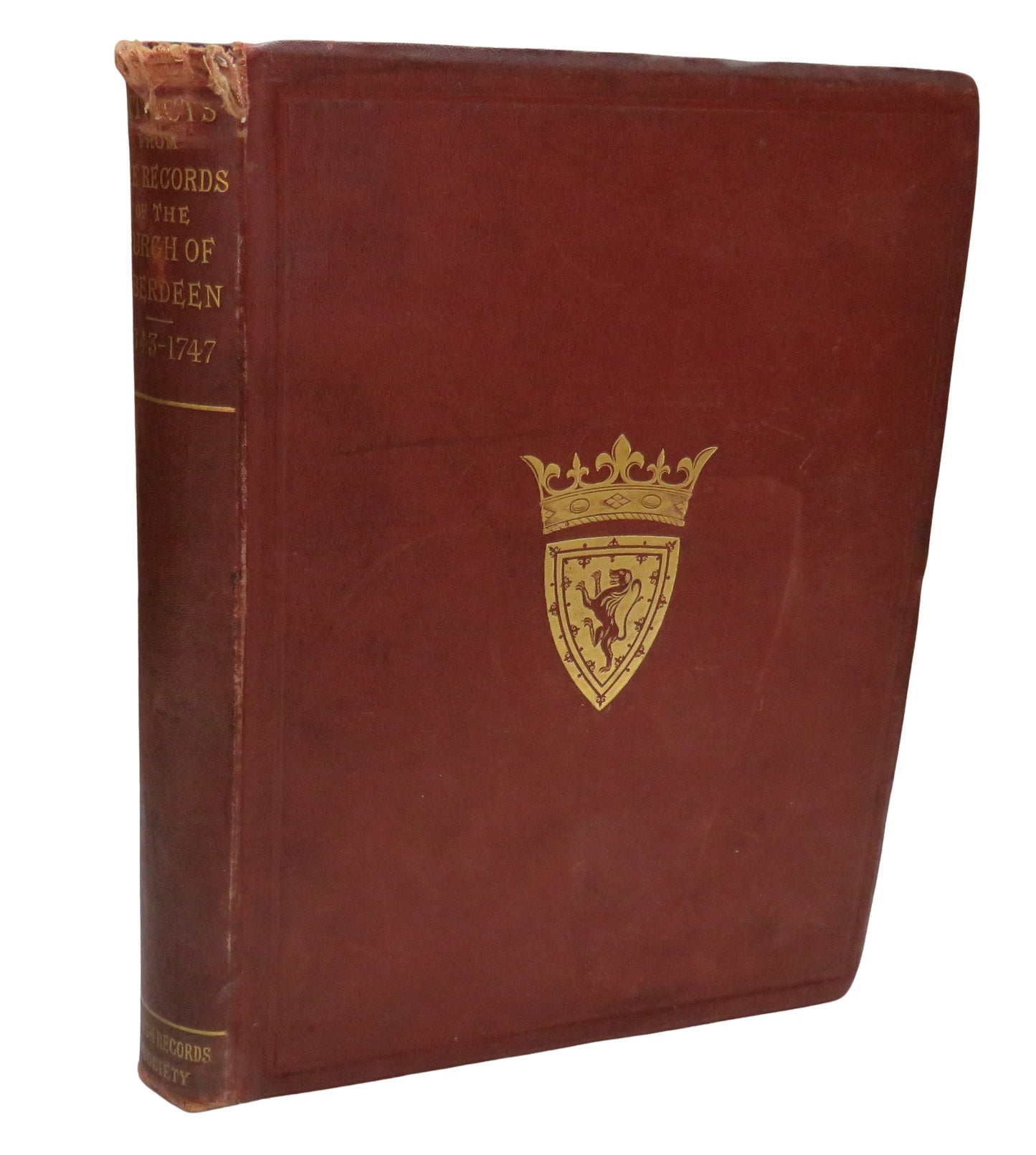 Extracts From The Council Register Of The Burgh of Aberdeen 1643-1747 - 1872