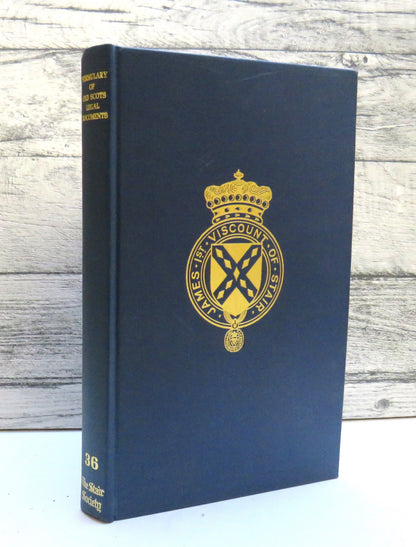 Formulary of Old Scots Legal Documents Compiled By Peter Gouldesbrough 1985 The Stair Society book front cover
