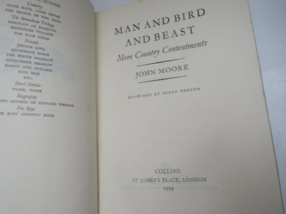 Man and Bird and Beast More Country Contentments By John Moore 1959 book image 6
