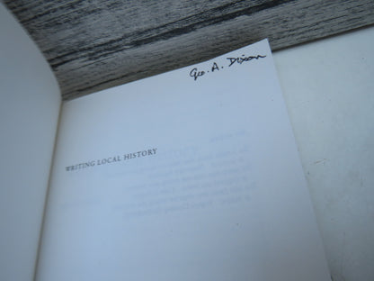 Writing Local History By John Beckett 2007 book image 3