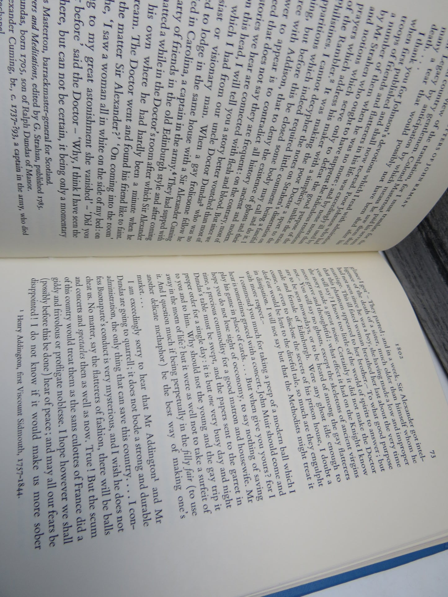 Letters of John Ramsay of Ochtertyre 1799-1812 Edited by Barbara L. H. Horn 1966