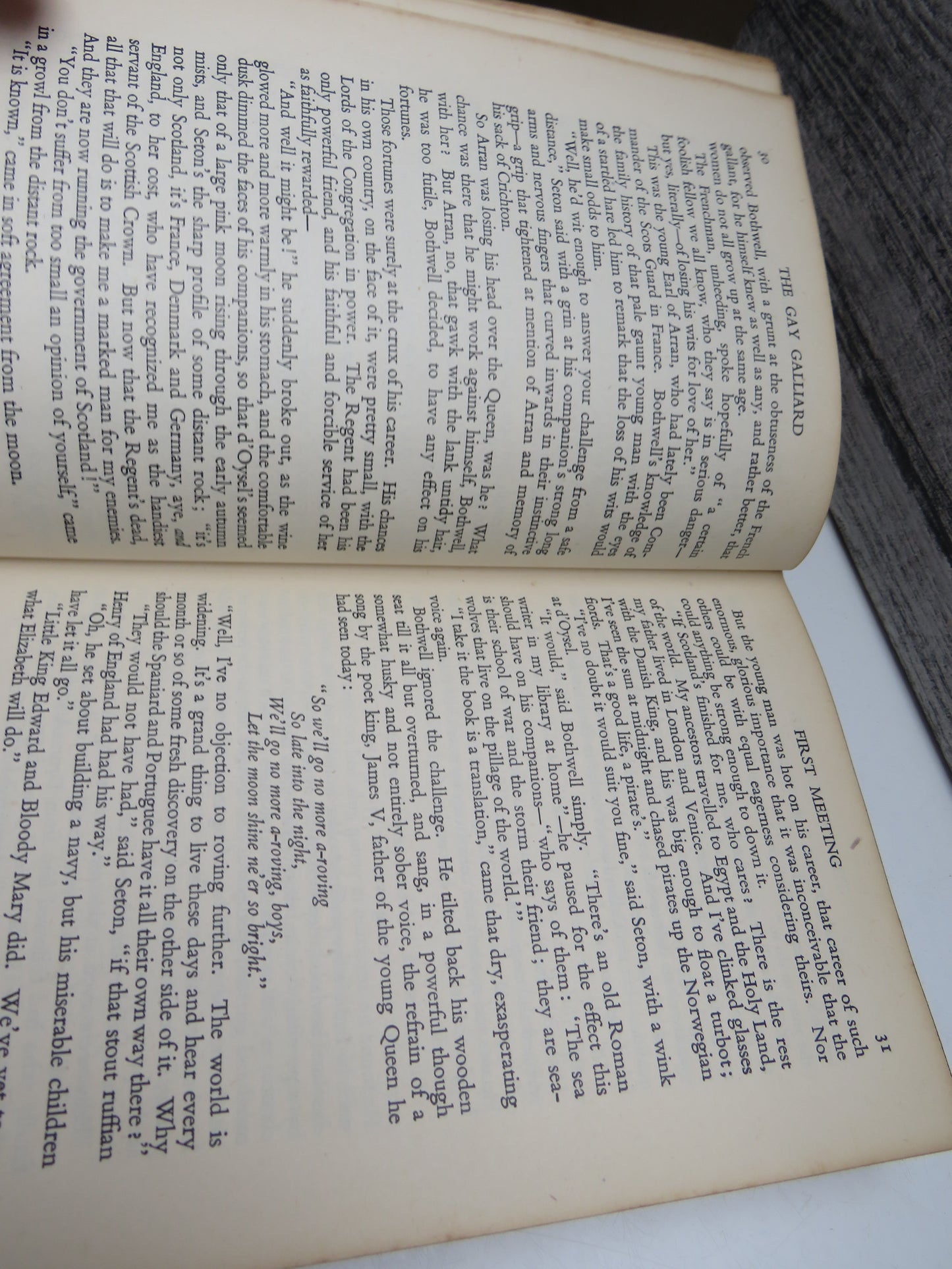 The Gay Galliard The Love Story of Mary Queen of Scots By Margaret Irwin 1944