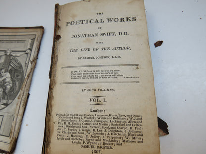 The Poetical Works of Jonathan Swift D.D. Volumes I, II, III, IV 1807 book image 5