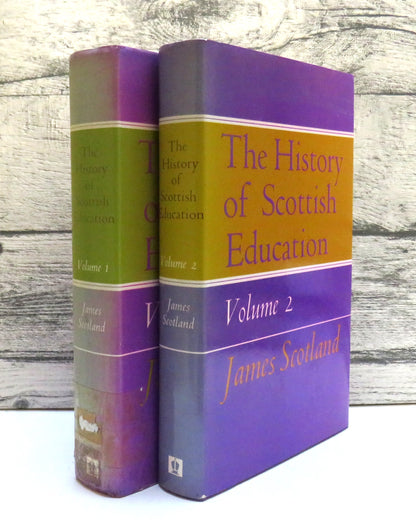 The History of Scottish Education Vol I & II By James Scotland 1970 book front cover