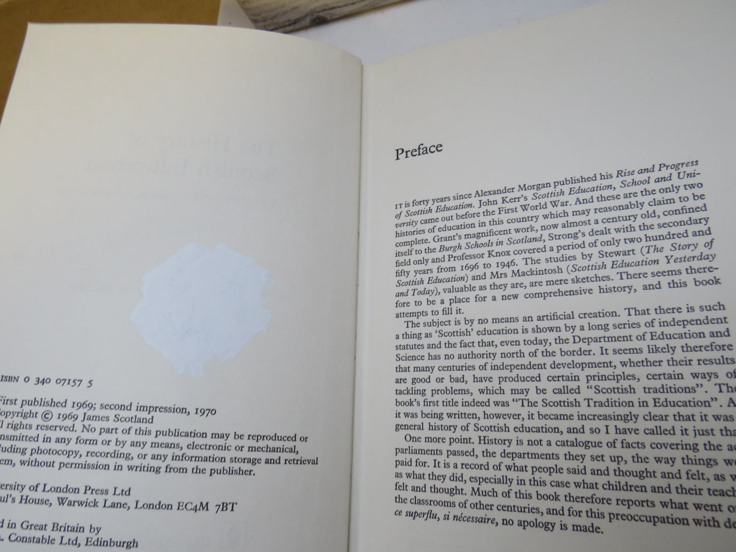 The History of Scottish Education Vol I & II By James Scotland 1970