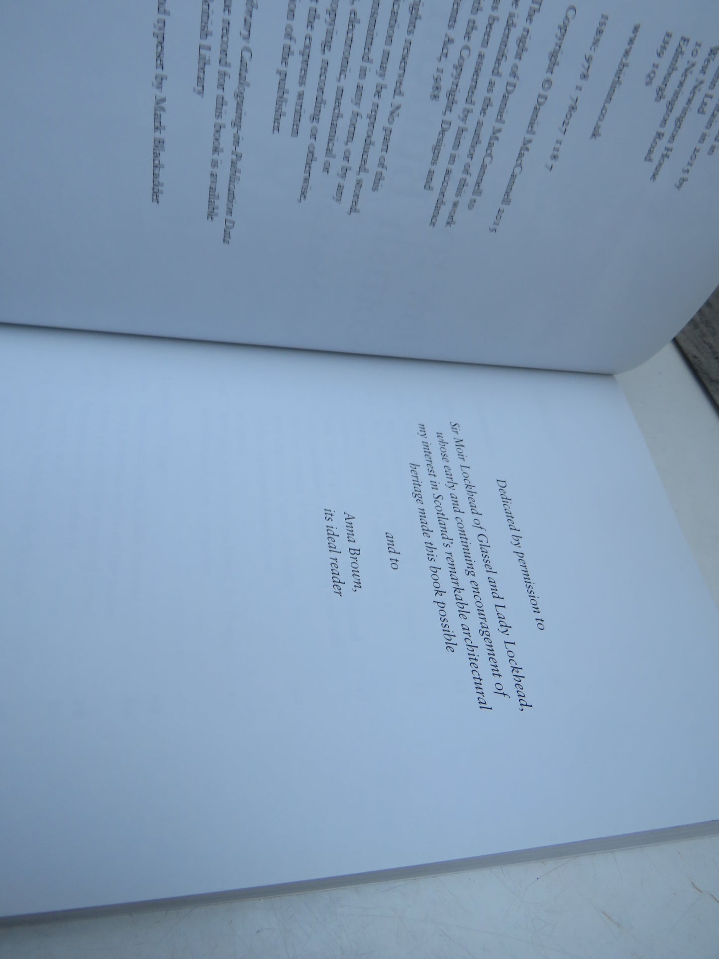 How To Read Scottish Buildings By Daniel MacCannell 2015