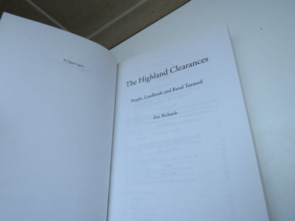 The Highland Clearances, People, Landlords and Rural Turmoil by Eric Richards, 2000 book image 4