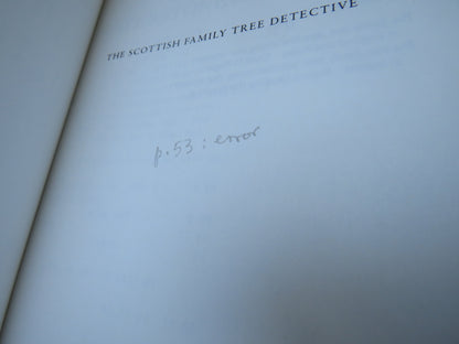 The Scottish Family Tree Detective Tracing Your Ancestors In Scotland By Rosemary Bigwood 2006 book image 4