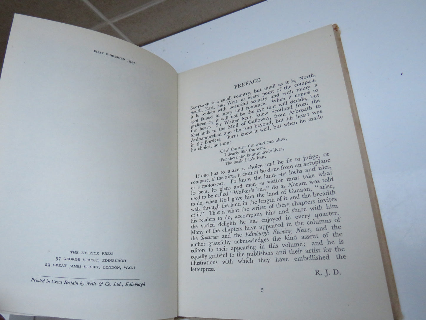 All Around Scotland by Robert J. Drummond, 1947